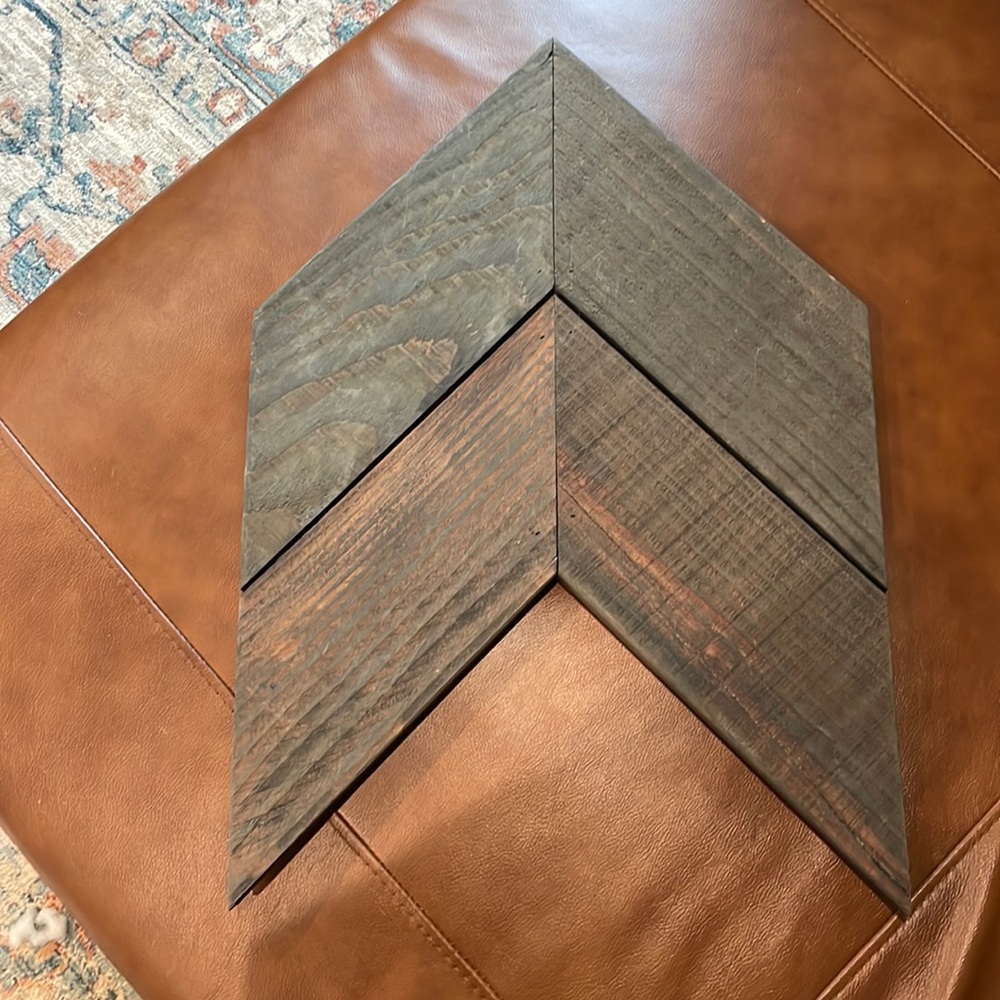 Wood Chevron Wall Art